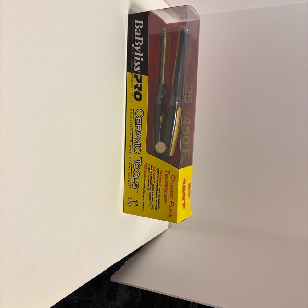 BaByliss PRO Ceramic Styling Tool - Black and Yellow